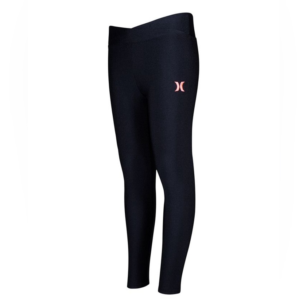 Hurley Kids Black and Pink Leggings NWT